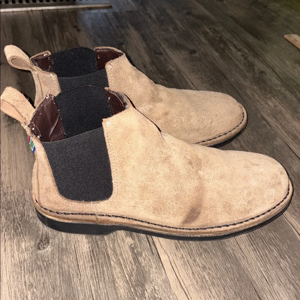 Veldskoen unisex Chelsea safari suede ankle pull on - men’s 7 woman’s 8.5